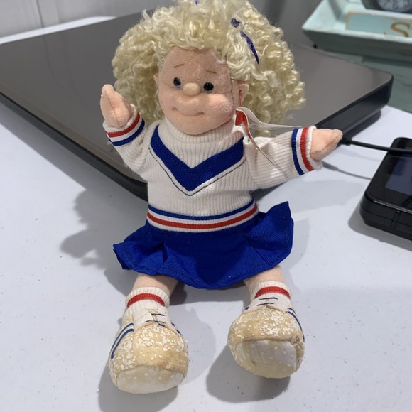 Vtg TY Dear Debbie Teenie Beanie Boppers Collection Cheerleader - Picture 2 of 9